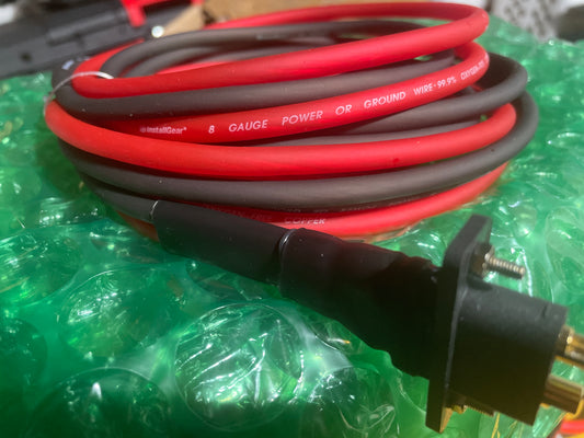 8 gauge power wire upgrade