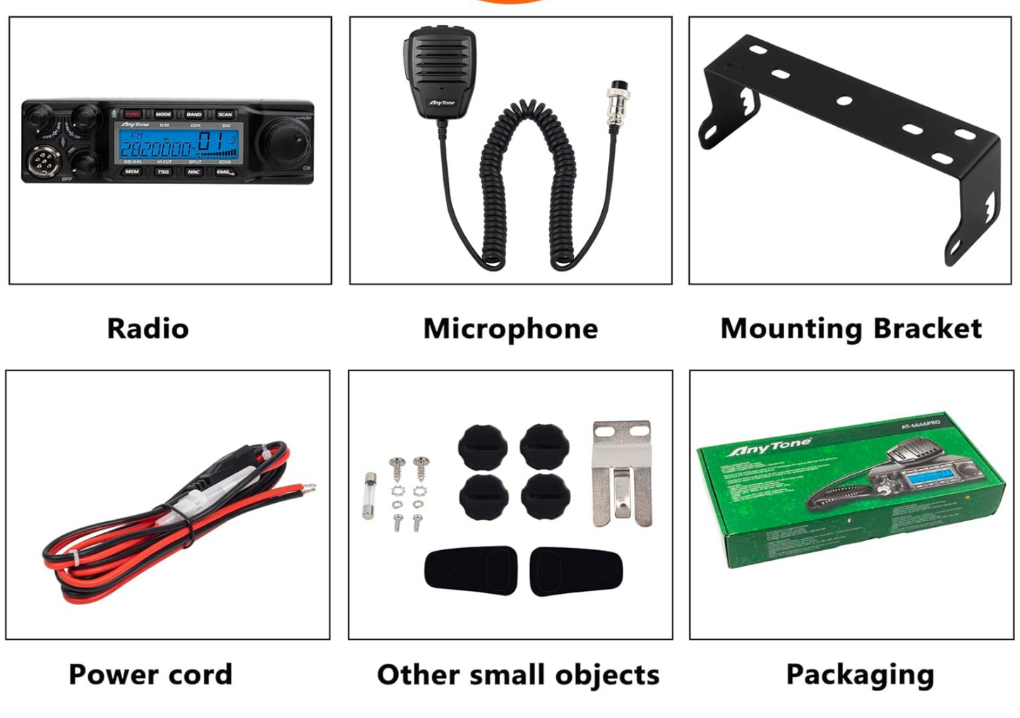 AnyTone AT-6666 PRO Mobile Transceiver