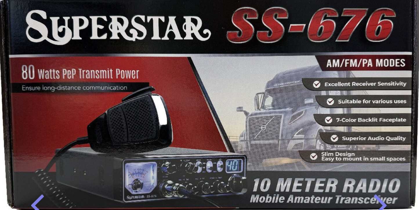 Superstar SS-676 10M radio
