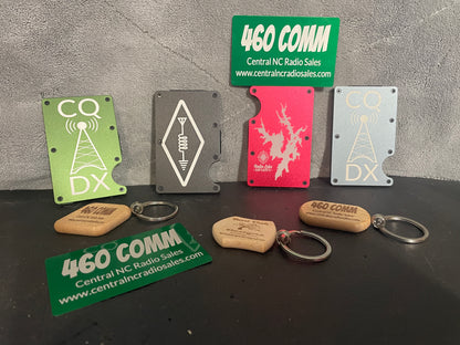 Laser engraved wallet