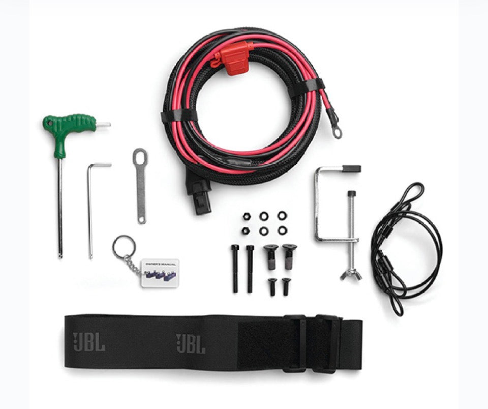 JBL RGB Rallybar 35″ Bluetooth Soundbar 300W 10-Speaker IP66 Waterproof LED Powersports Audio System