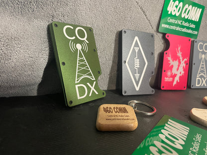 Laser engraved wallet