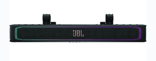 JBL RGB Rallybar 35″ Bluetooth Soundbar 300W 10-Speaker IP66 Waterproof LED Powersports Audio System
