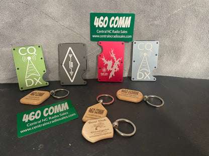 Laser engraved wallet