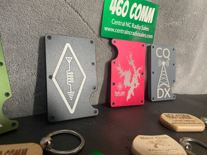 Laser engraved wallet